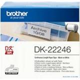 👉 Labelprintertape zwart wit Brother DK-22246 op DK labelprinter-tape 4977766776967