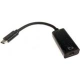 👉 DisplayPort zwart Microconnect USB3.1CMDPB 0.2m USB C Mini video kabel adapter 5711783342878