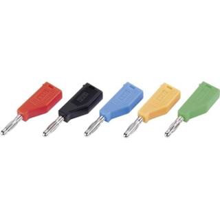 👉 Stift rood Pluimstekker Stekker, recht TRU COMPONENTS TC-R8-B19 R Stift-�: 4 mm 2050004957792