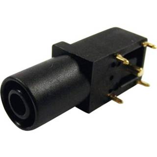 👉 Stift zwart Veiligheids-labconnector, female Bus, haaks Cliff FCR7350B Stift-�: 4 mm 2050001695192