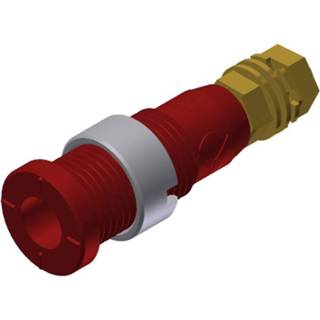 👉 Stift rood Veiligheids-labconnector, female Bus, inbouw verticaal SKS Hirschmann MSEB 2600 G M3 Au Stift-�: 2 mm 4250260224067