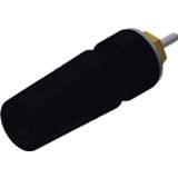 👉 Stift zwart Veiligheids-labconnector, female Bus, inbouw verticaal SKS Hirschmann SAB 2630 S1,9 Au Stift-�: 4 mm 4250260221783