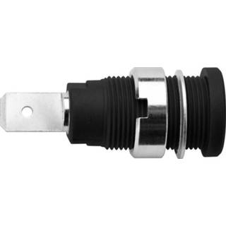 👉 Veiligheids-labconnector, female Bus, inbouw verticaal Schützinger SEB 6452 Ni / BL Stift-�: 4 mm Blauw