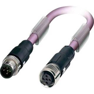 👉 LAPP 22260776 Sensor-/actor-data connector, geassembleerd M12 Stekker, recht, Bus, recht 5 m Aantal polen: 2 1 stuks