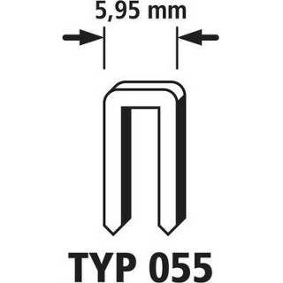 👉 1200 nieten met smalle rug stuks Wolfcraft 7169000 Klemtype 055 4006885716902