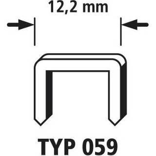 👉 1250 nieten met brede rug stuks Wolfcraft 7203000 Klemtype 059 4006885720305