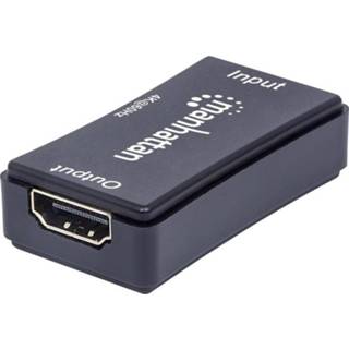 👉 HDMI extender mannen (verlenging) via signaalkabel Manhattan Repeater verlÃ¤ngert 4KVideo und Audio verlustfrei 40 m 766623207621