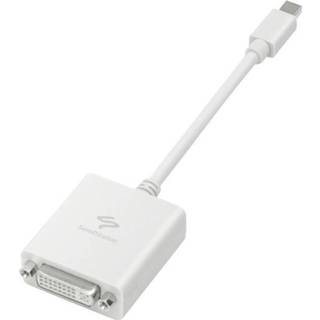 👉 DisplayPort wit Adapter / DVI [1x Mini-DisplayPort stekker - 1x DVI-bus 24+5-polig] SendStation 872176000494