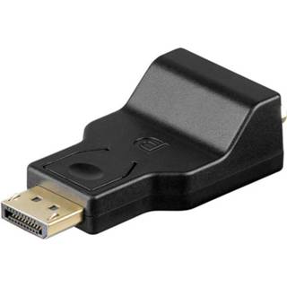 👉 DisplayPort zwart Adapter / VGA [1x stekker - 1x VGA-bus] Goobay 4040849634895