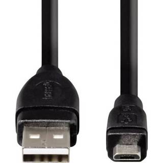 👉 Zwart USB 2.0 Kabel Hama [1x USB-A stekker - 1x Micro-USB B] 0.25 m 4007249545626