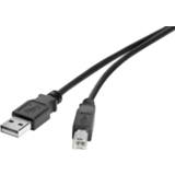 👉 Zwart USB 2.0 Kabel Renkforce [1x USB-A stekker - 1x USB-B stekker] 0.3 m 4016139093598