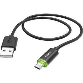 👉 Zwart USB 2.0 Kabel Hama [1x USB-A stekker - 1x Micro-USB-stekker] 1 m 4047443372932