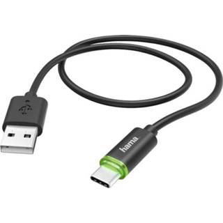 👉 Zwart USB 2.0 Kabel Hama [1x USB-A stekker - 1x USB-C stekker] 1 m 4047443372925