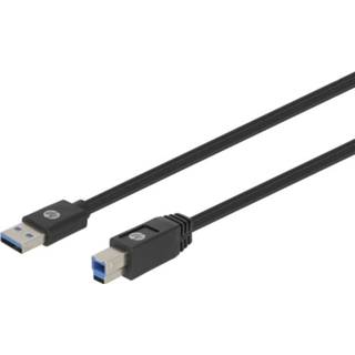 👉 HP USB 2.0 Aansluitkabel [1x USB-A 2.0 stekker - 1x USB 3.0 stekker B] 1 m Zwart