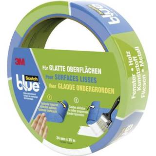 👉 Blauw 3M ScotchBlue Afdektape (l x b) 25 m 36 mm Inhoud: 1 rollen 4046719664436