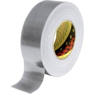 👉 Textieltape zilver 3M 389 (l x b) 50 m mm Gomharslijm Inhoud: 1 rollen 2050000174766