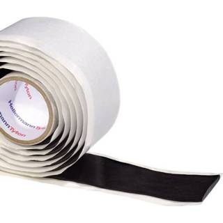 👉 Zwart rubber HellermannTyton HelaTape Power 750 Reparatietape (l x b) 1.5 m 38 mm Inhoud: 1 rollen 4031026405834