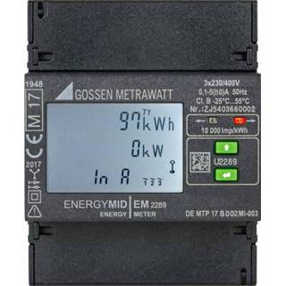 👉 Gossen Metrawatt EM2289 S0 kWh-meter 3-fasen 4012932128673
