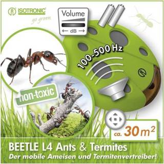 👉 Isotronic Beetle L4 Ongedierteverschrikker Ultrasoon Werkingssfeer 30 mÂ² 1 stuks 4260286381316