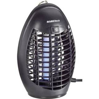 👉 Vliegenlamp zwart 4 W Basetech UV insect catcher (b x h d) 155 230 100 mm 1 stuks 4016138981292