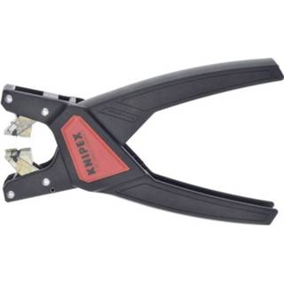 Knipex Automatische isoleertang Geschikt voor Platte kabel met PVC-isolatie, max tot mm² 13 19 0.75 2.5 Platte kabel Automatische isoleertang Geschikt voor met PVC-isolatie 12 mm (max) 0.75 tot 2.5 mm² 13 19 Knipex 64 180 4003773073284