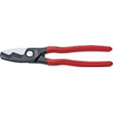 👉 Kabelschaar Knipex 95 11 200 Geschikt voor (striptechniek) Alu- en koperkabel, een- meerdraads 20 mm 70 mmÂ² 2 4003773043928