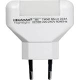 👉 Wit LED LED-nachtlamp Rechthoekig Warm-wit Megaman MM001 4020856200016