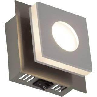 👉 LED-wandlamp 4 W Energielabel: LED (A++ - E) Warm-wit Brilliant Transit G67410/21 Nikkel, Aluminium