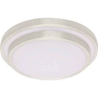 👉 LED-plafondlamp voor badkamer 12 W Warm-wit Brilliant G98853/21 Vilano Aluminium, Transparant (mat)