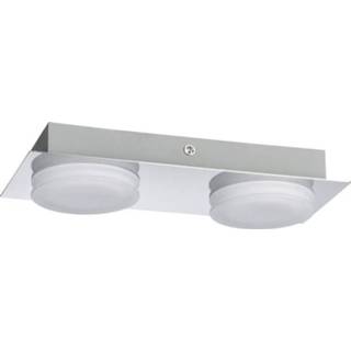 👉 Wit chroom LED-plafondlamp voor badkamer 10 W Warm-wit Paulmann 70883 Doradus 4000870708835