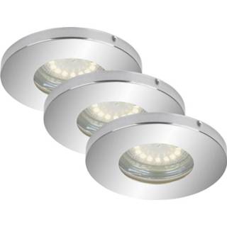 👉 Badkamer inbouwlamp 12 W 230 V Briloner 7212-038 Chroom