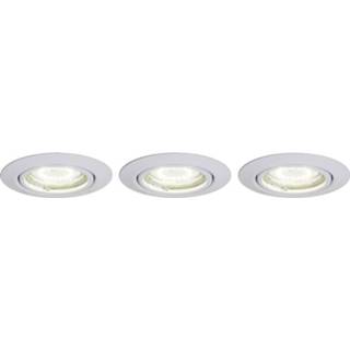 👉 Inbouwlamp wit LED GU10 15 W 230 V Brilliant G94688A05 Honor Set van 3 4004353265396