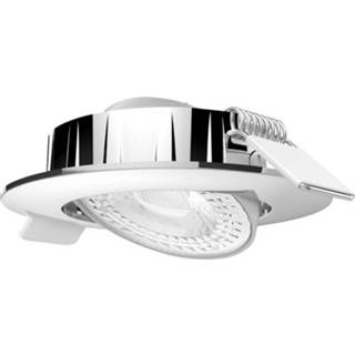👉 Wit zilver Megatron Slimo MT76761 LED-inbouwlamp 6 W Warm-wit 4020856767618
