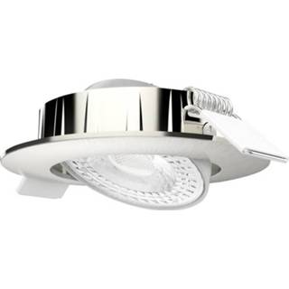 👉 Megatron Slimo MT76762 LED-inbouwlamp Energielabel: LED (A++ - E) 6 W Warm-wit Nikkel