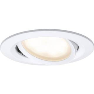 👉 Wit Paulmann Coin WarmDim 93936 LED-inbouwlamp Set van 3 18 W Warm-wit, Golden-White (mat) 4000870939369