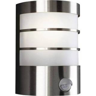👉 Philips Calagary 170264710 Buitenlamp met bewegingsmelder (wand) LED E27 60 W Energielabel: Afh. van lamp (A++ - E) RVS