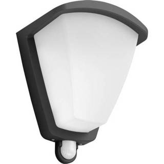 👉 Buitenwandlamp antraciet met bewegingsmelder E27 42 W Philips Kiskadee 1738493PN 8718696165867