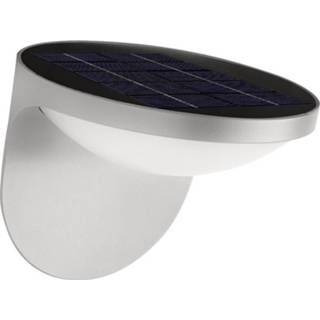 Philips Lighting Dusk Solar wandlamp met bewegingsmelder wit grijs 17808/87/16 Wandlamp wit grijs Philips Lighting Dusk 17808/87/16 Solar met bewegingsmelder 1.5 W Warm-wit 8718291489443