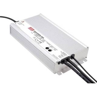 👉 LED-driver, LED-transformator Constante spanning, Constante stroomsterkte Mean Well HLG-600H-24A 600 W 25 A 12 - 24 V/DC Dimbaar, PFC-schakeling,