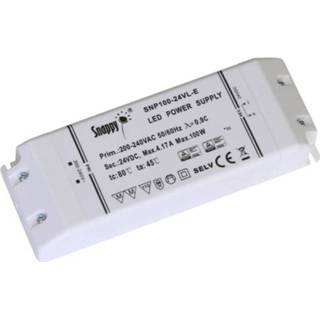 👉 LED-transformator Constante spanning Dehner Elektronik SNP100-24VL-E 100 W 0 - 4.17 A 24 V/DC Niet dimbaar, Geschikt voor meubels 4251125200752