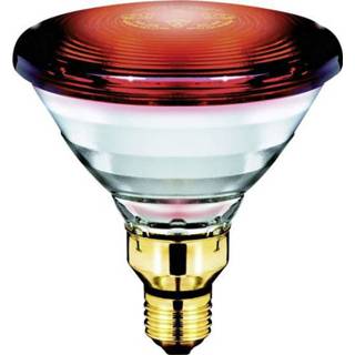 👉 Infraroodlamp E27 150 W 136 mm 230 V Philips Lighting 1 stuks 8711500128874