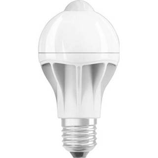 👉 Ledlamp OSRAM LED-lamp E27 Peer 9 W = 60 Warmwit Energielabel: A+ Incl. bewegingsmelder 1 stuks 4058075809277