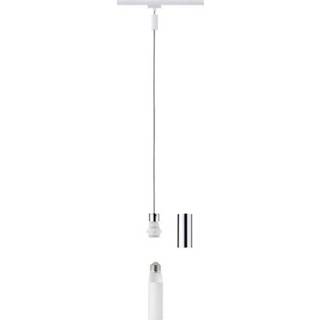 👉 Wit chroom Paulmann 230V-railsysteem lamp Universeel E27 20 W LED Chroom, 4000870954379