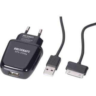 👉 Thuislader USB-oplader VOLTCRAFT SPS-2100g (Thuislader) Uitgangsstroom (max.) 2100 mA 1 x USB, Galaxy Tab stekker 4016138919936