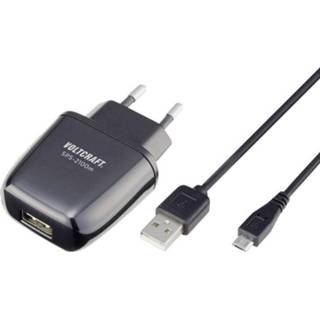 👉 Thuislader USB-oplader VOLTCRAFT SPS-2100m (Thuislader) Uitgangsstroom (max.) 2100 mA 1 x USB, Micro-USB Geschikt voor Raspberry Pi 2 4016138919950