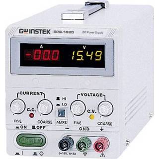 👉 Labvoeding, regelbaar GW Instek SPS-1820 0 - 18 V/DC 0 - 20 A 360 W Remote Aantal uitgangen 1 x