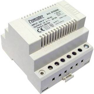 👉 Netvoeding Comatec TRAFO 24VA 12V Din-rail 12 V/AC 2 A 24 W 4016138515206