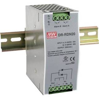 👉 Mean Well DR-RDN20 Din-rail redundantie module Aantal uitgangen: 1 x 4021087011648