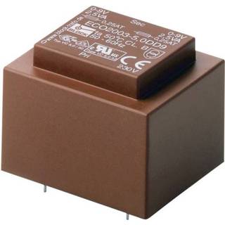 👉 Printtransformator 1 x 230 V 12 V/AC 5 VA 416 mA ECO2003-5,0S12 Block 4016138590340
