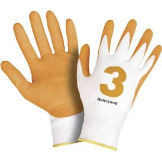 👉 Honeywell 2332242 Snijvaste veiligheidshandschoen Check & Go Amber PU 3 Dyneema, Lycra en polyamide Maat (handschoen): 10, XL